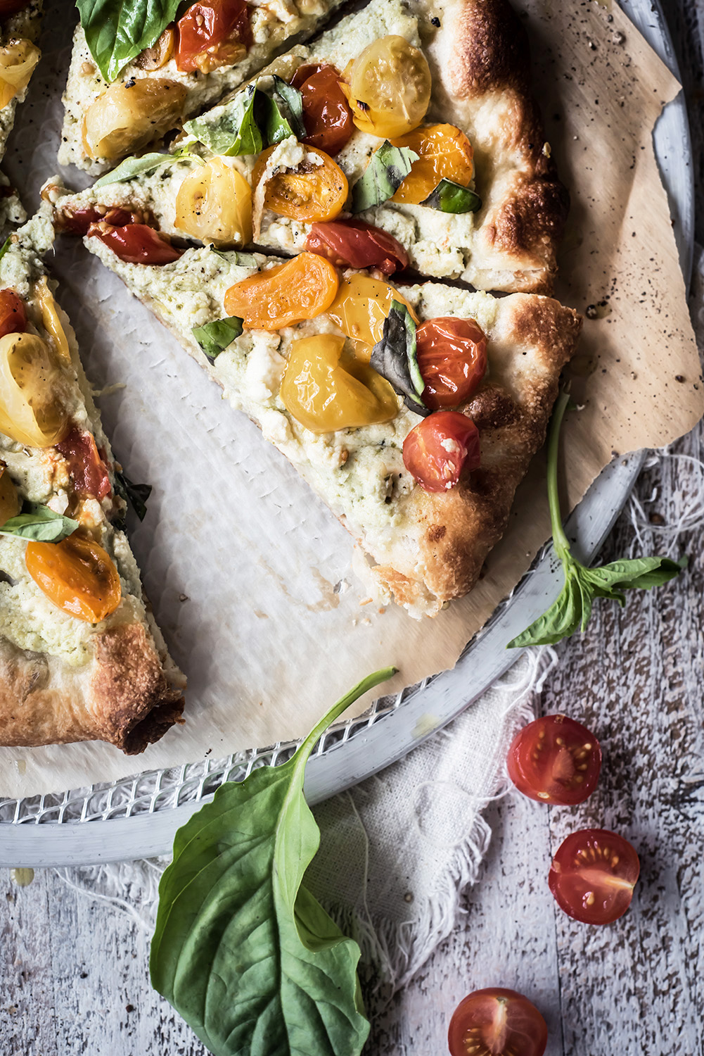Tomato Ricotta Pizza