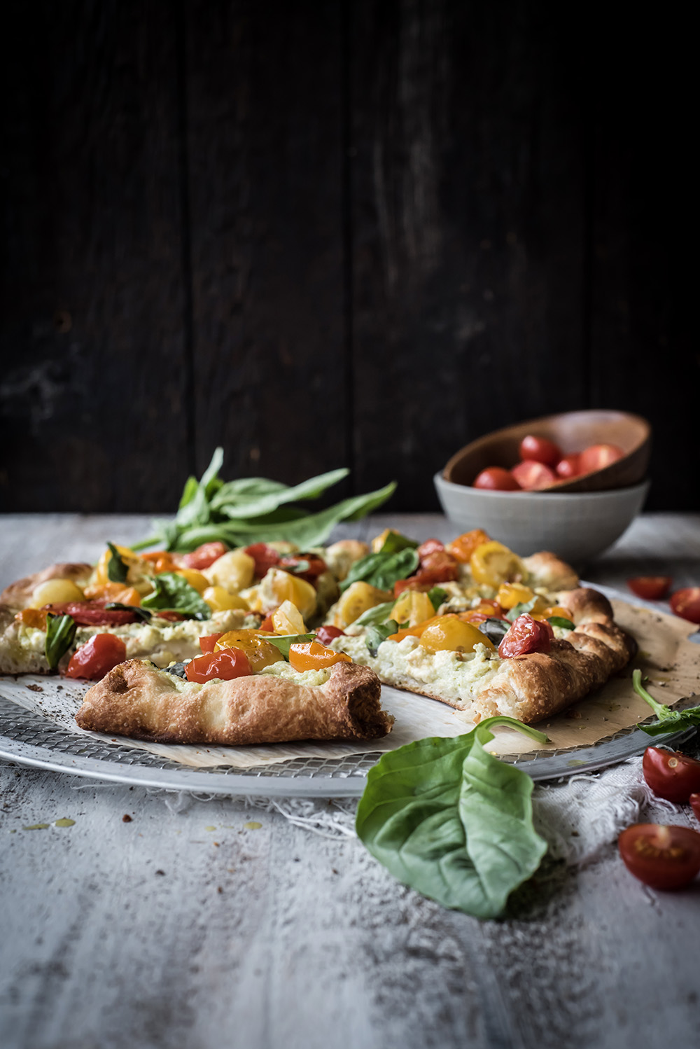 Tomato Ricotta Pizza
