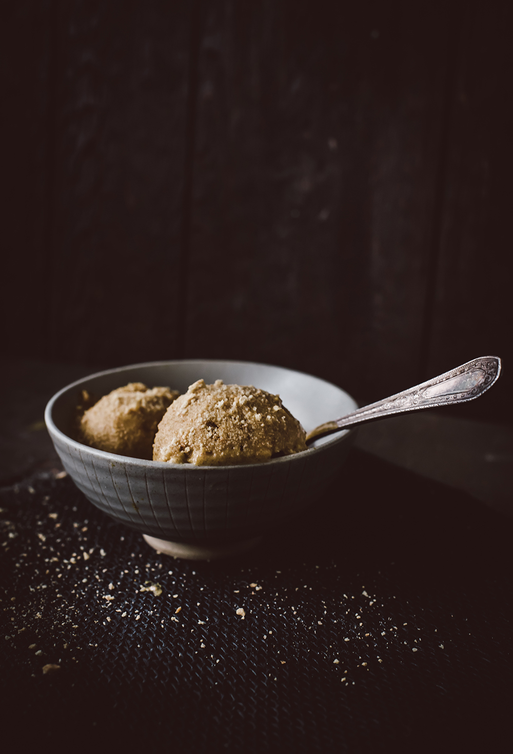 No Churn Dairy Free Pumpkin Ice Cream