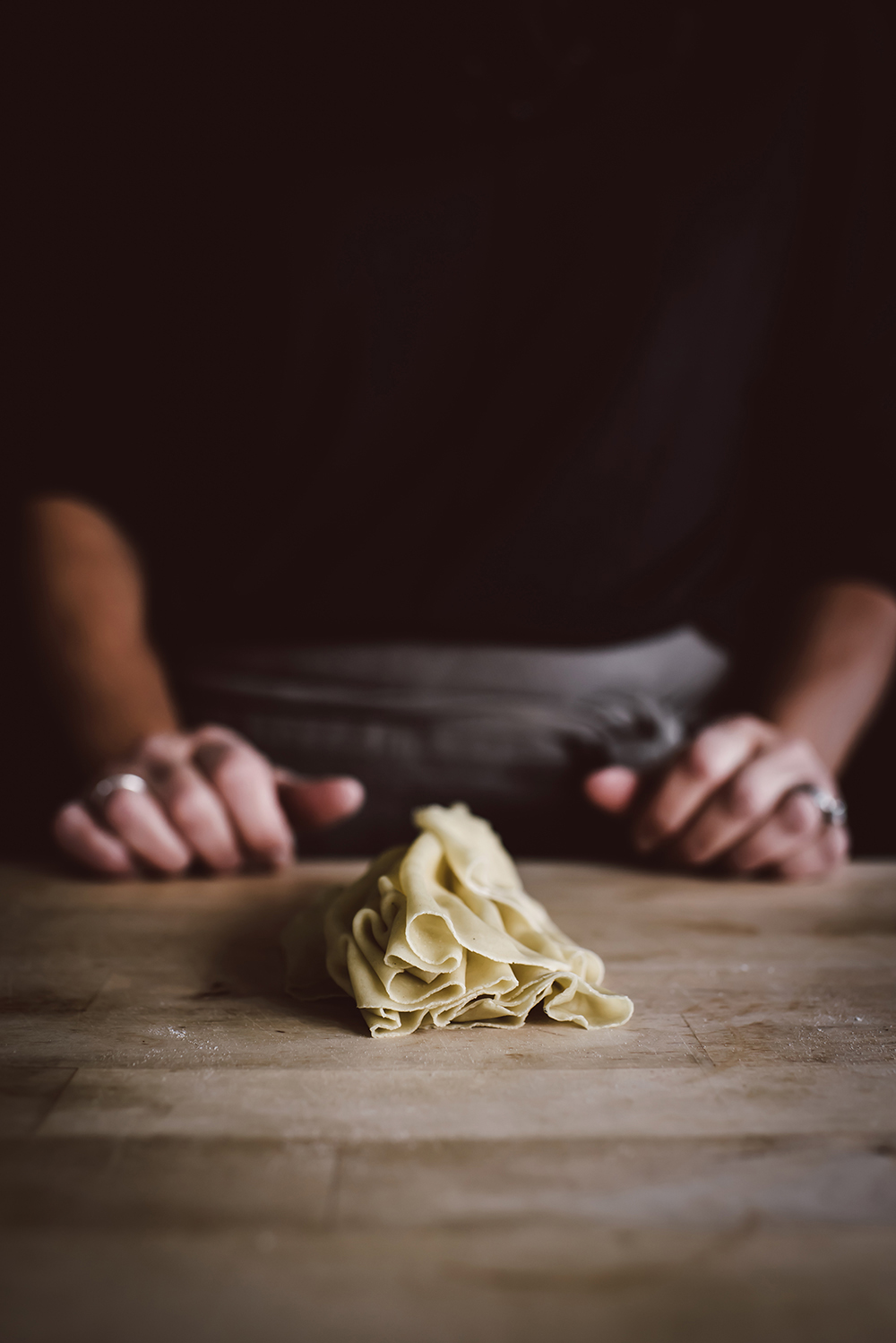 Pappardelle with Mushroom Stroganoff