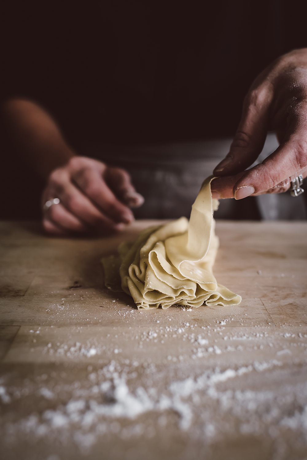 Pappardelle with Mushroom Stroganoff