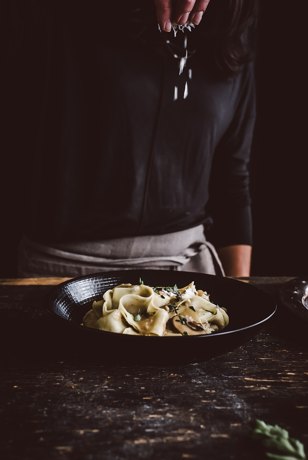 Pappardelle with Mushroom Stroganoff