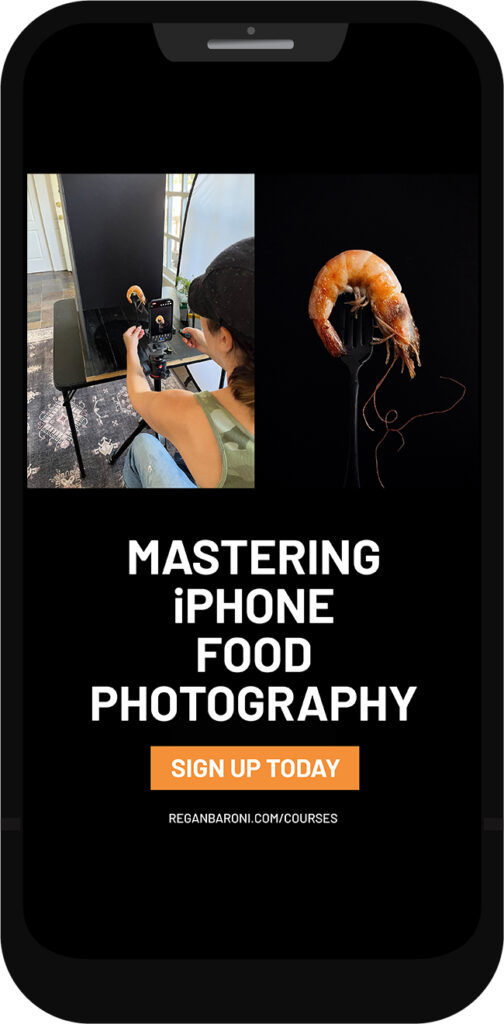 iPhone food photography tips