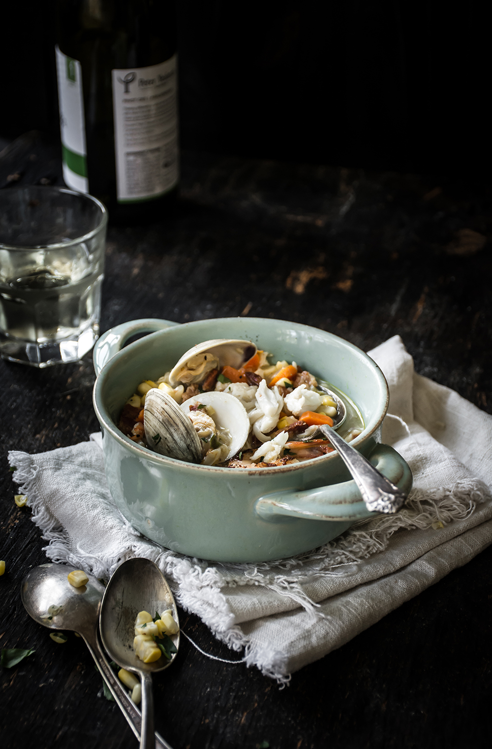 Clam Chowder with Crab and Shrimp