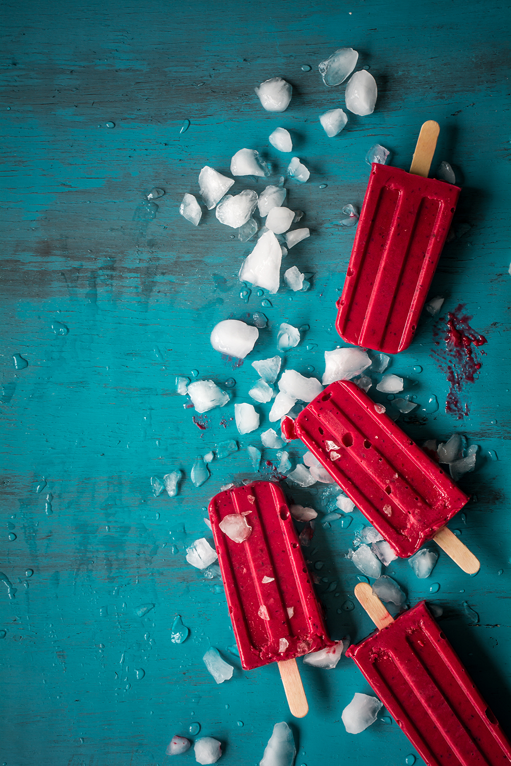 Leftover Cranberry Sauce Popsicles