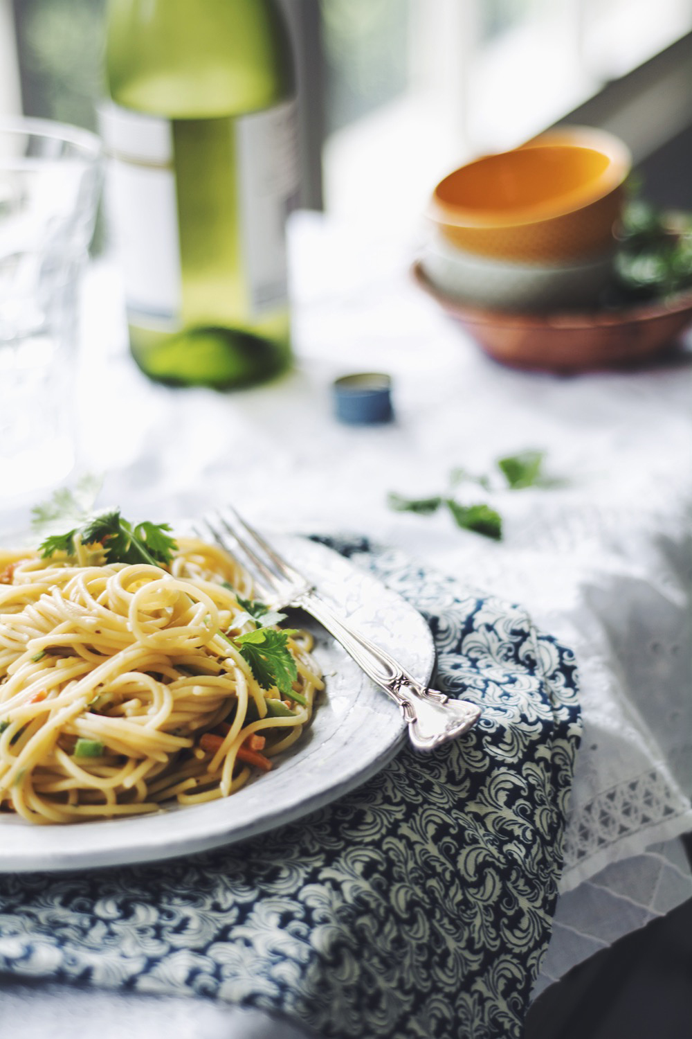 Spicy Asian Peanut Noodles