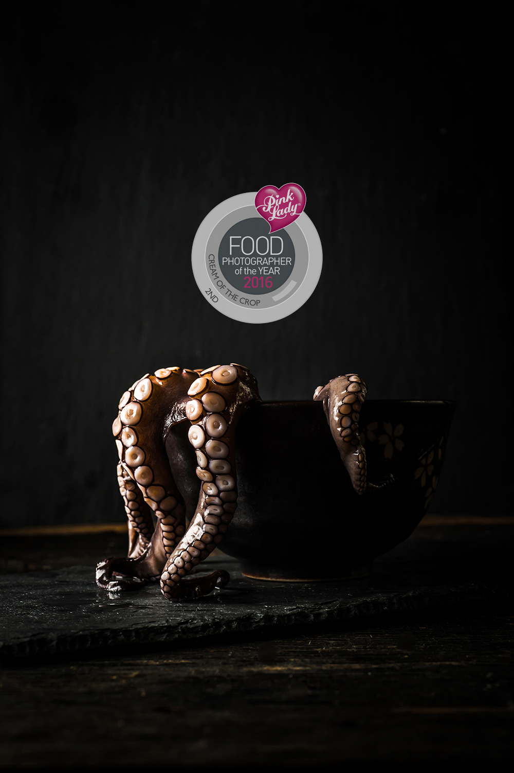 Octopus in a Bowl - Pink Lady Food Photographer of the Year - 2nd Place