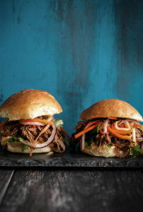 Pulled Pork Sliders with Asian Slaw