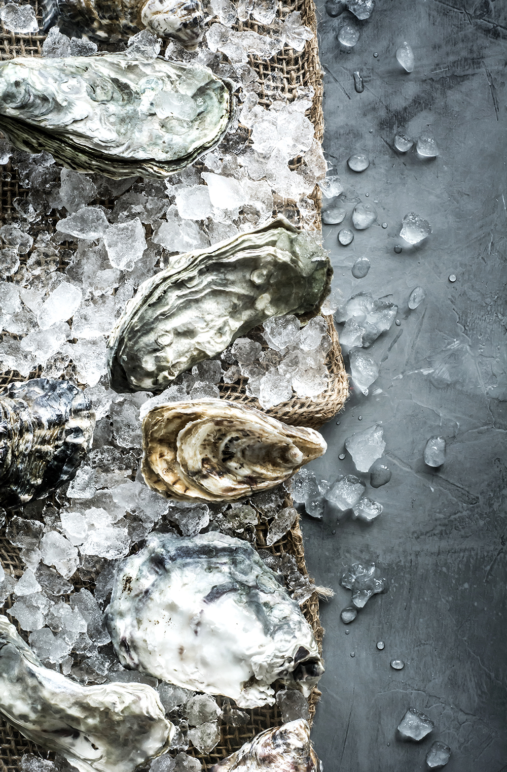 Oysters with Serrano-Cilantro-Lime Mignonette