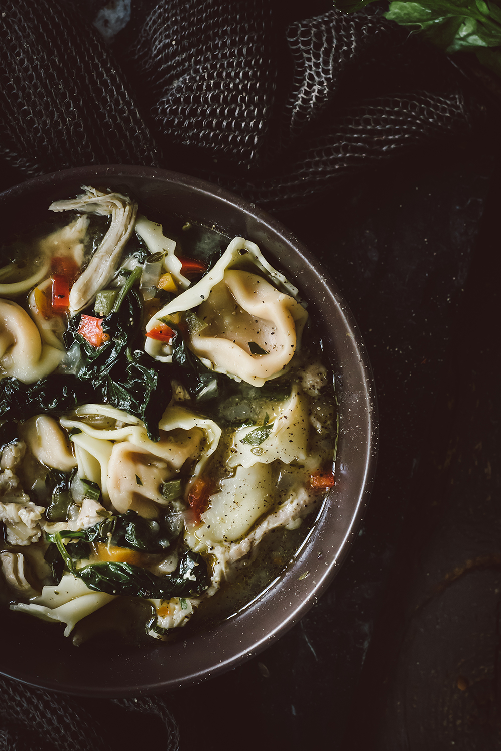 Chicken Tortellini Soup