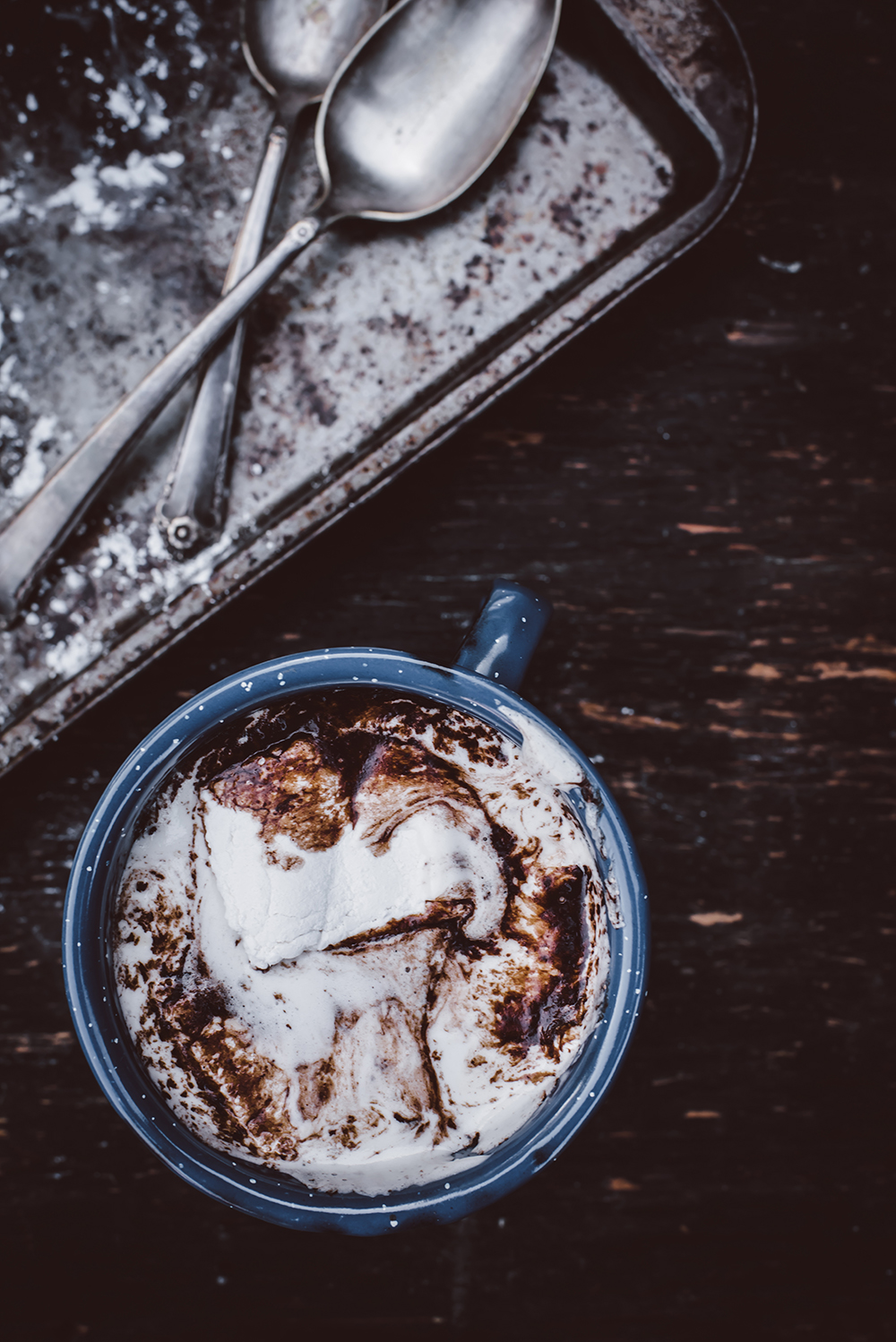 Spicy Hot Chocolate with Homemade Marshmallows
