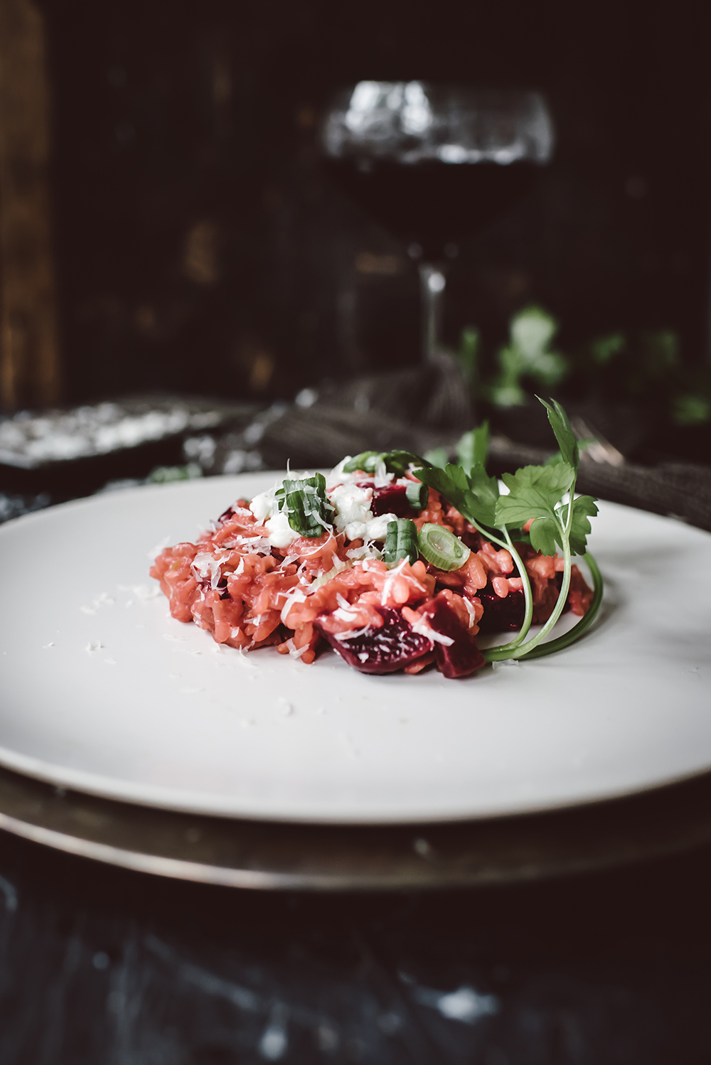Roasted Red Beet Risotto for Fall