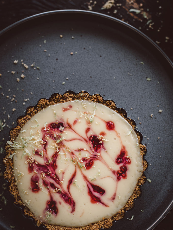 Raspberry Jam and Lime Mini Tarts