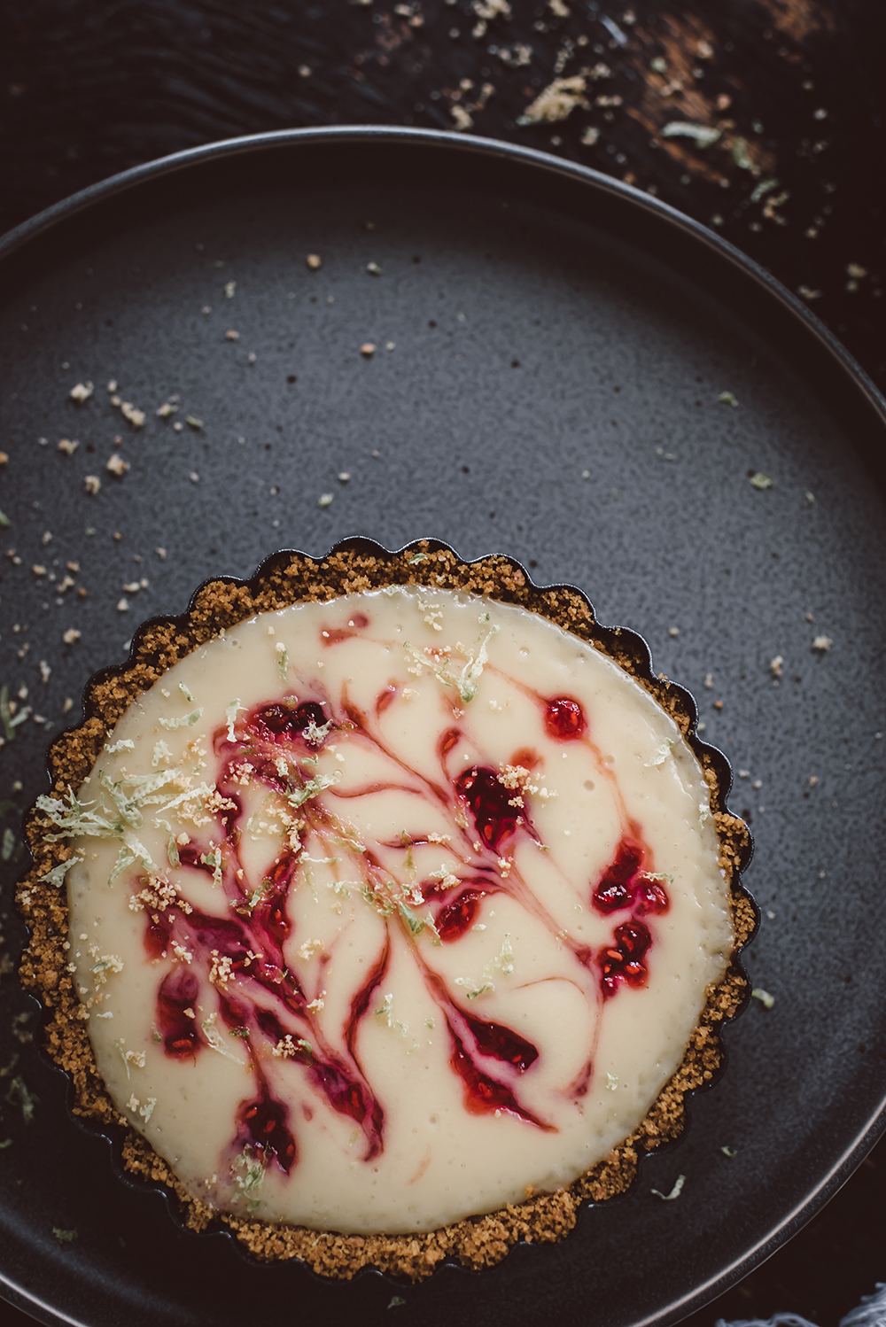 Raspberry Jam and Lime Mini Tarts