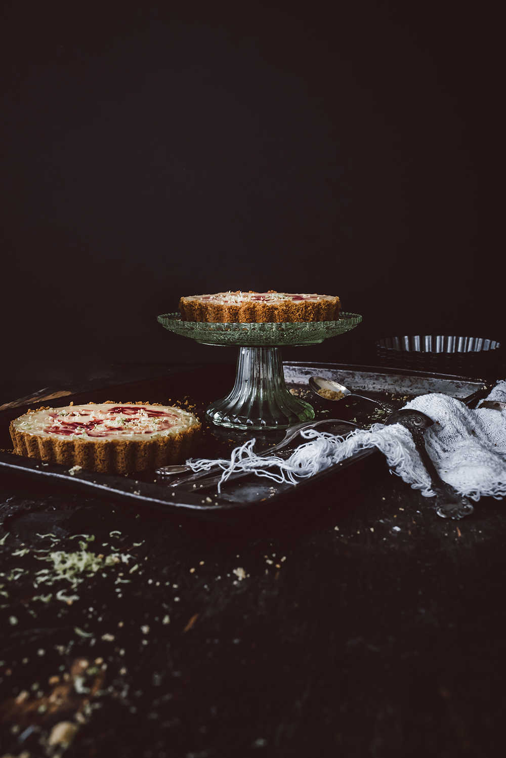 Raspberry Lime Mini Tarts