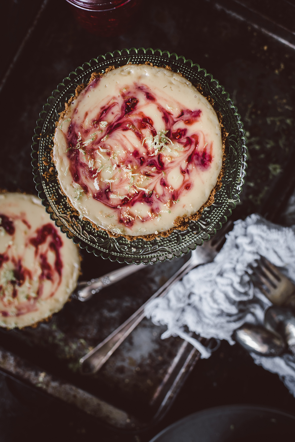 RASPBERRY JAM & LIME MINI TARTS