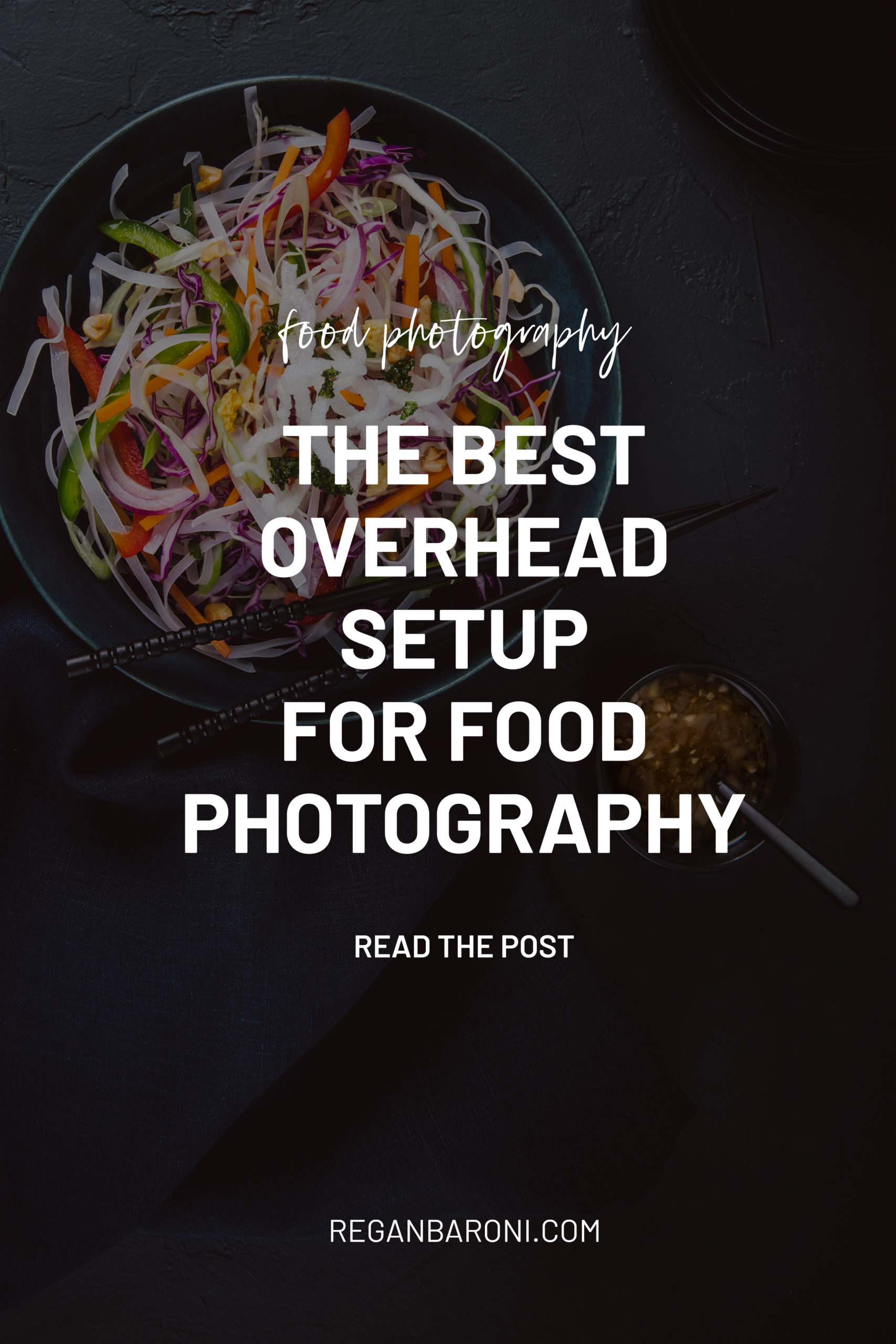 best overhead setup for food photography