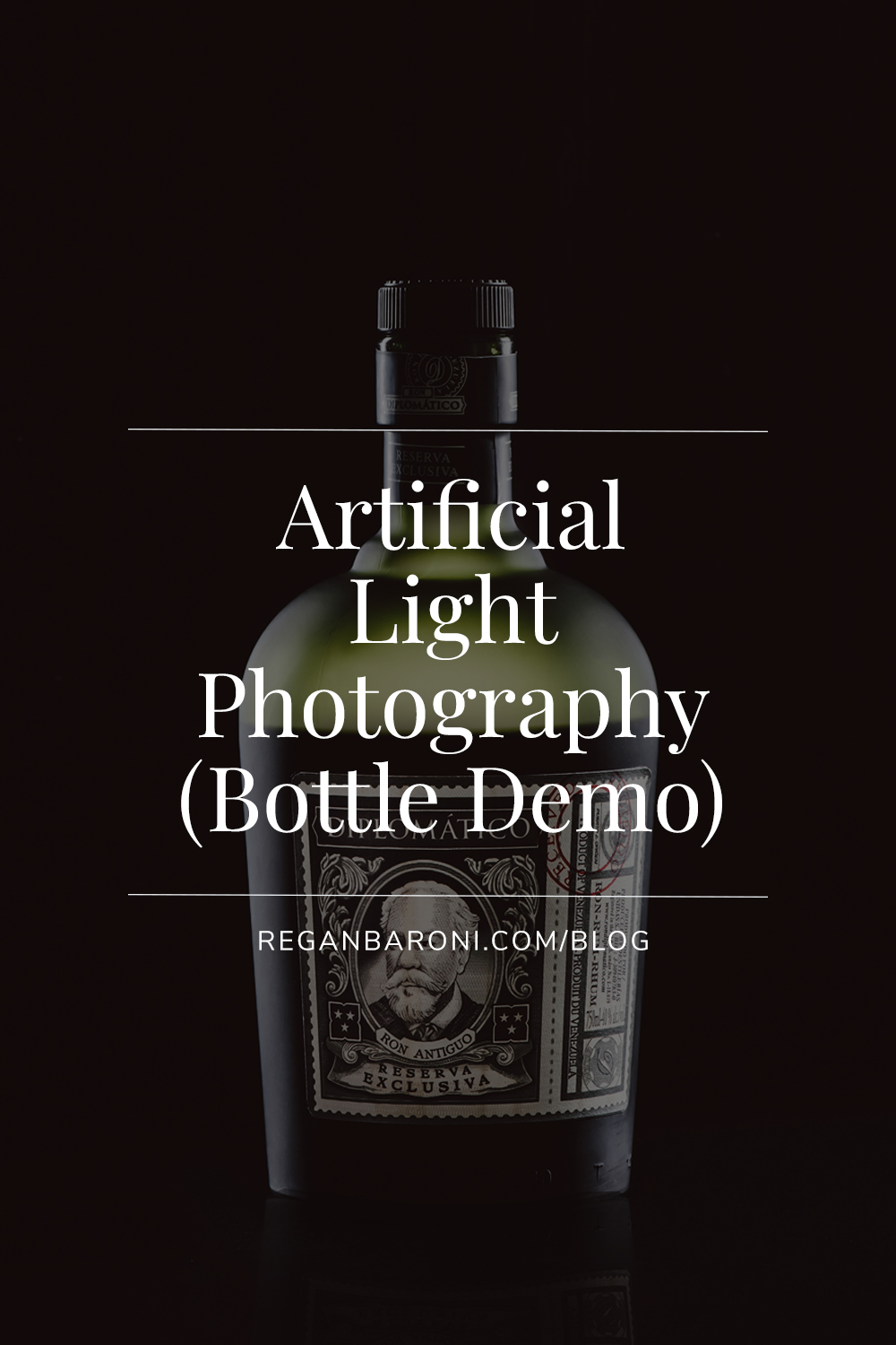 artificial light bottle demo