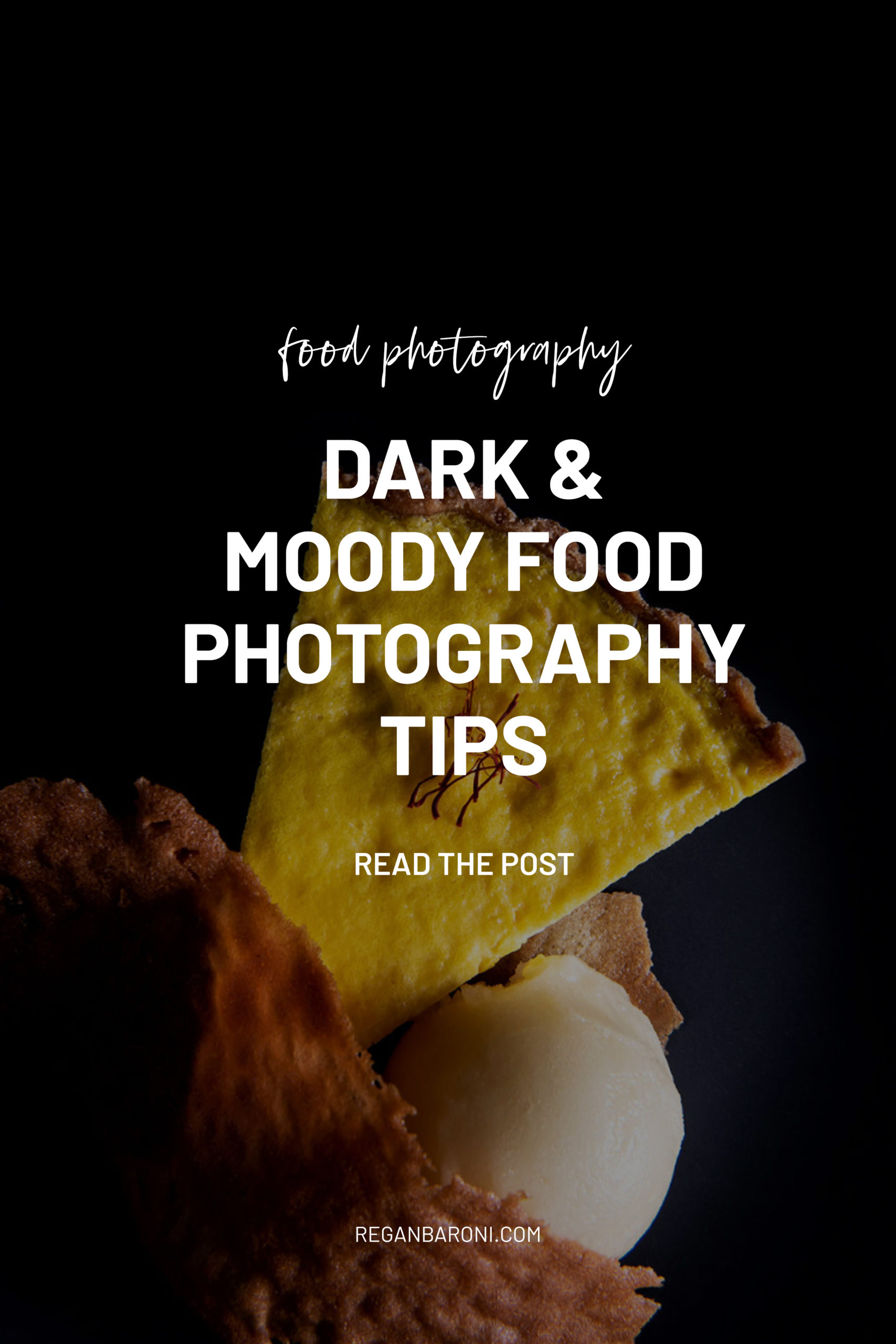 dark food photography tips