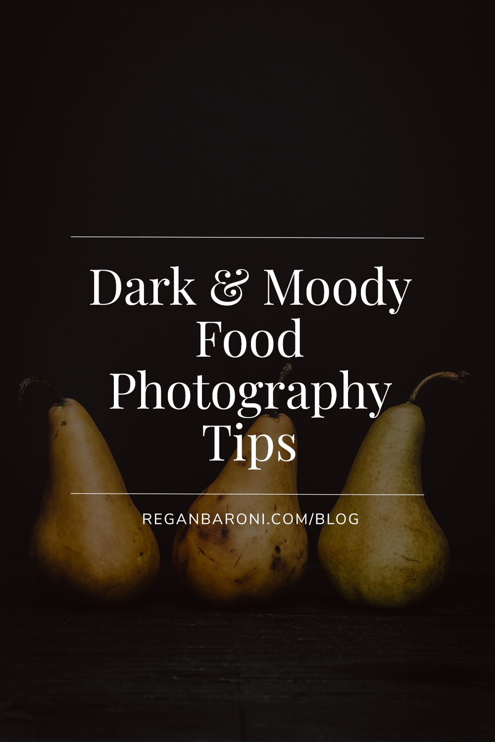 Dark Food Photography Tips