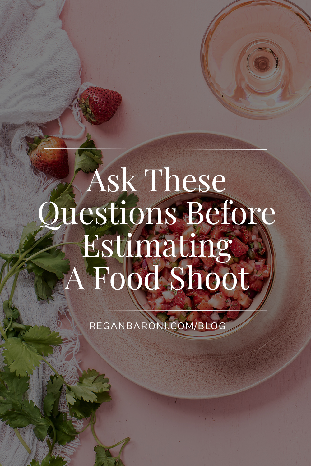 Questions To Ask Before Estimating a Food Shoot