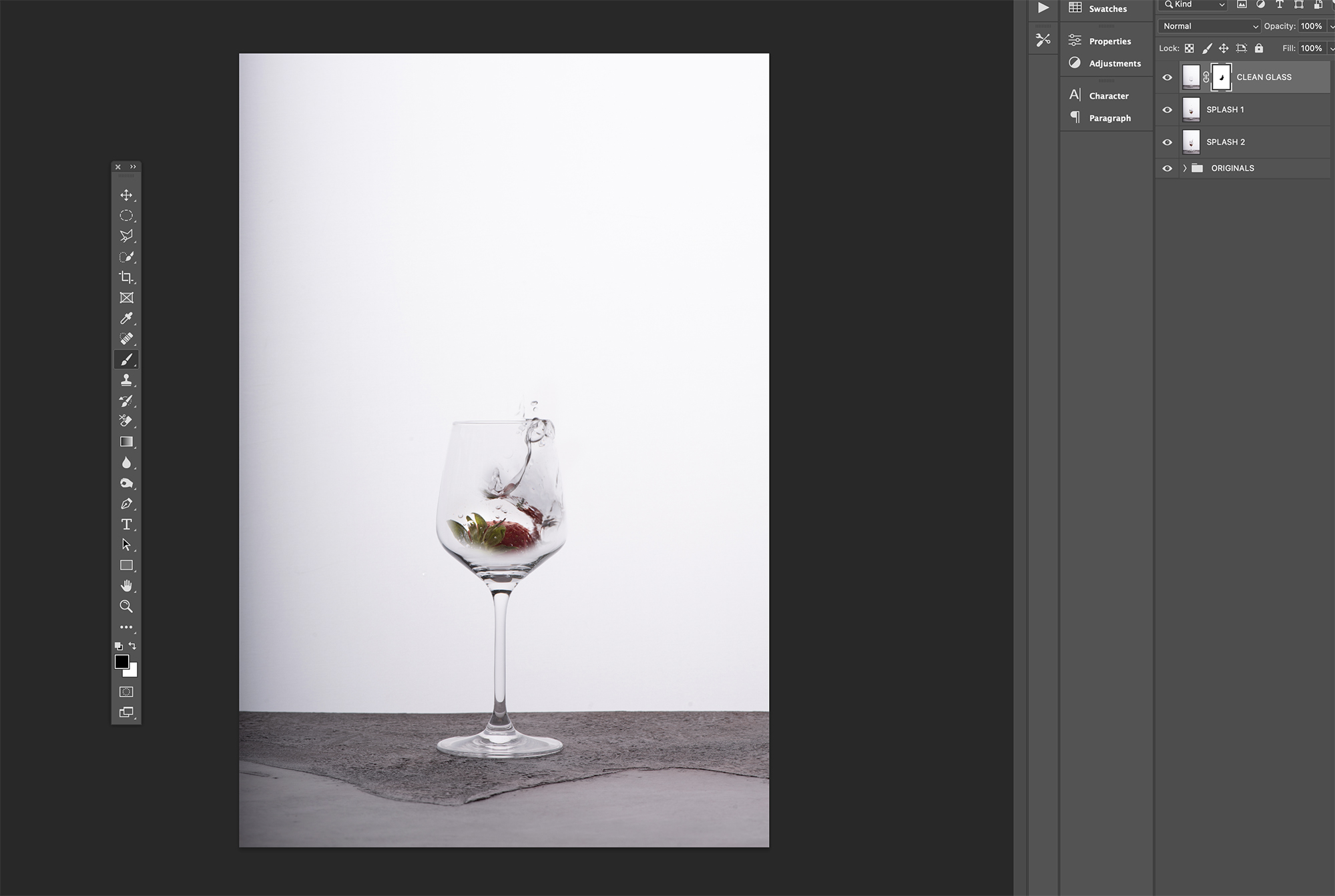 compositing images in photoshop