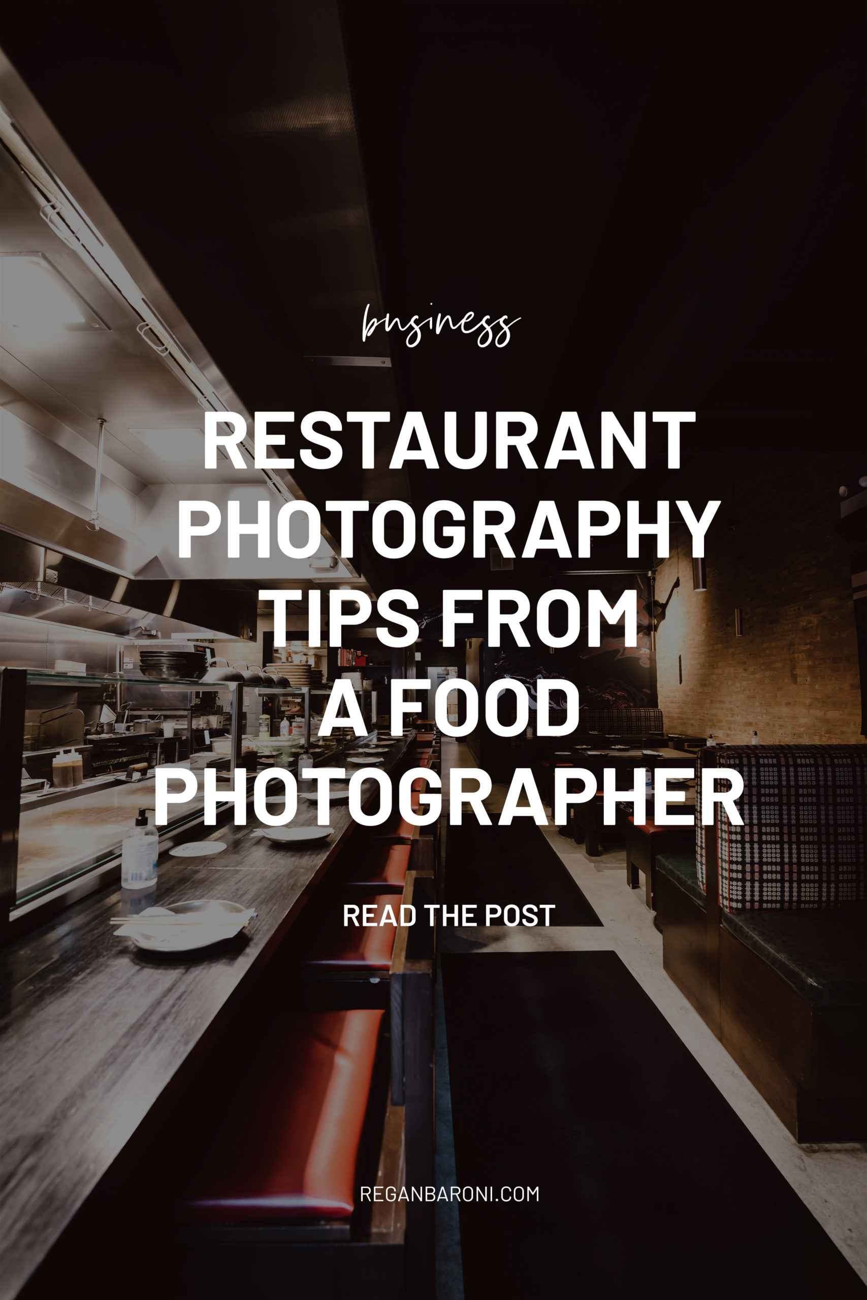 restaurant photography tips