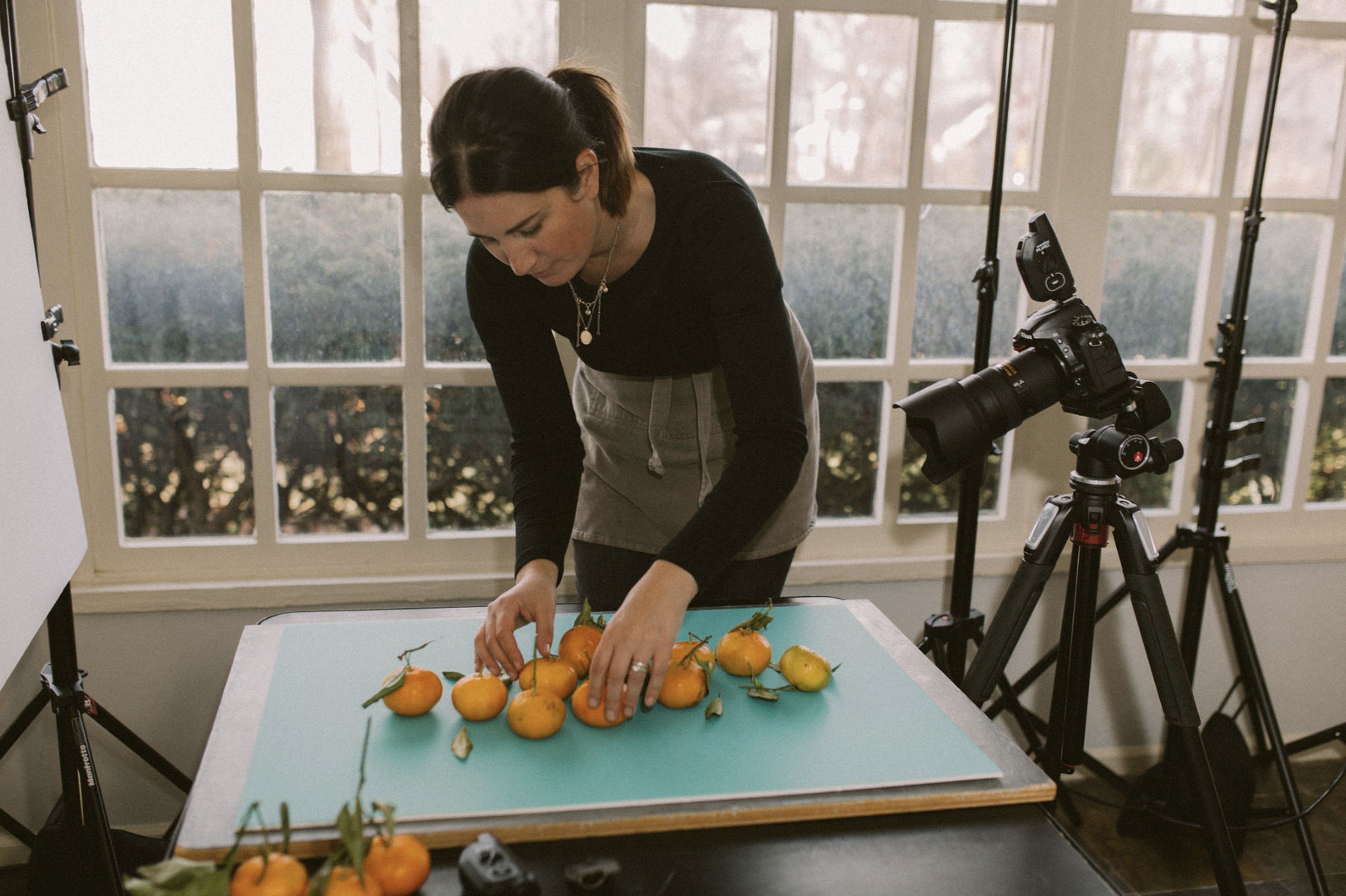 light and airy food photography