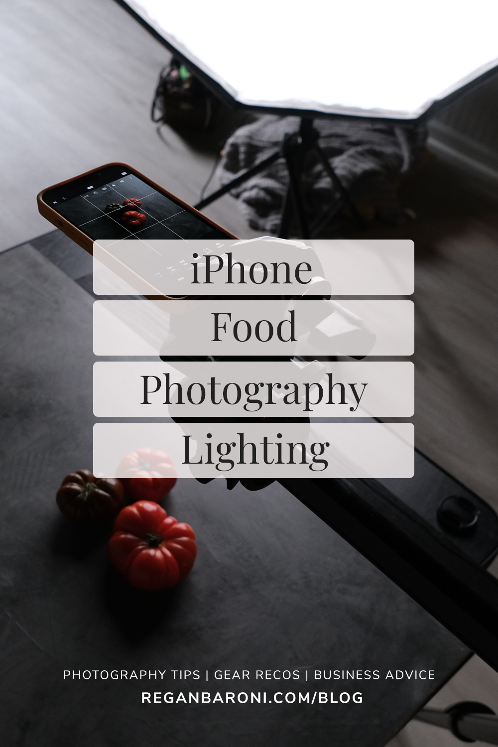 iPhone Food Photography Lighting