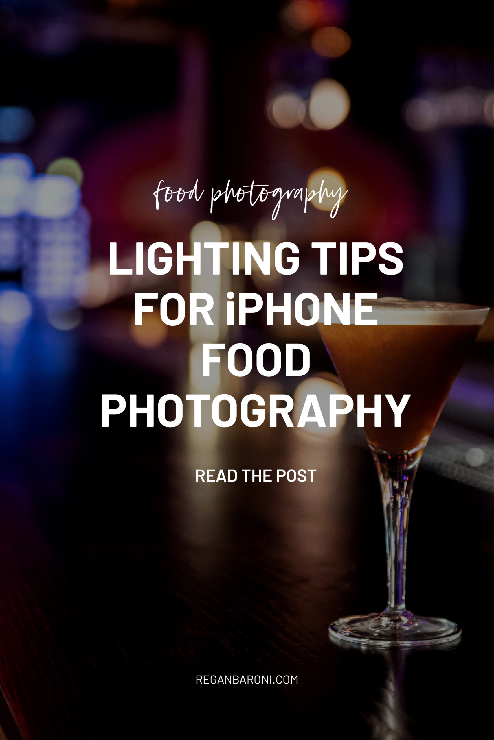 lighting for iphone food photography