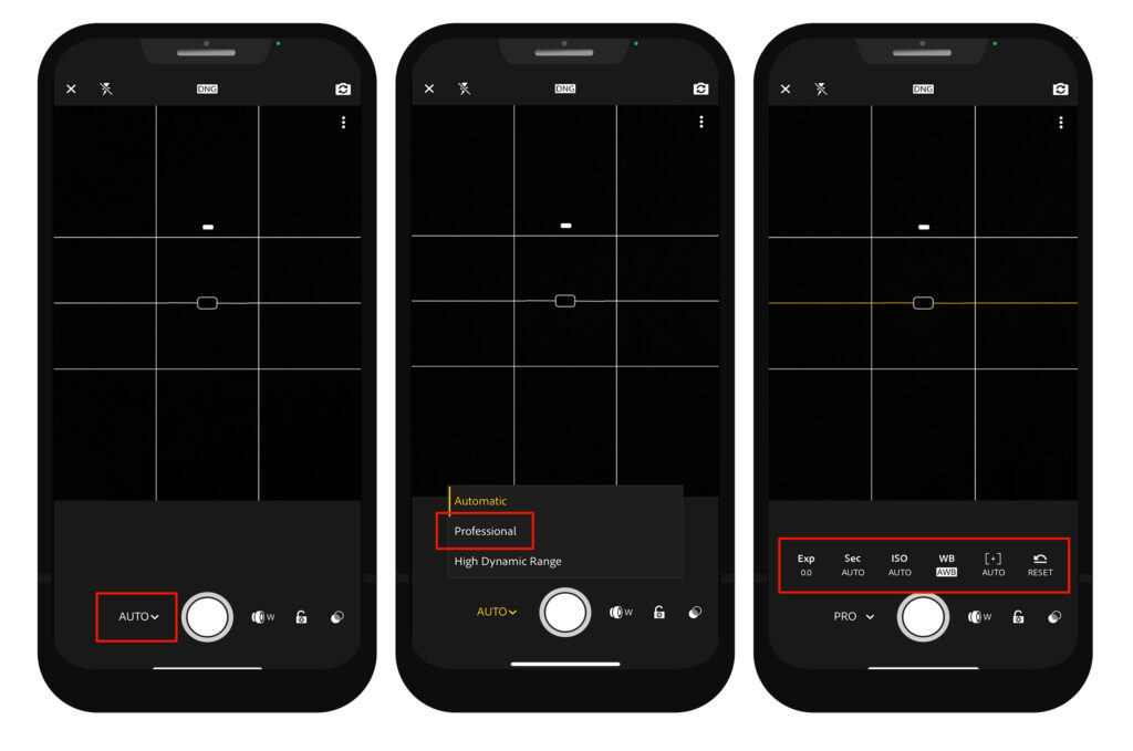 Lightroom Mobile Camera App