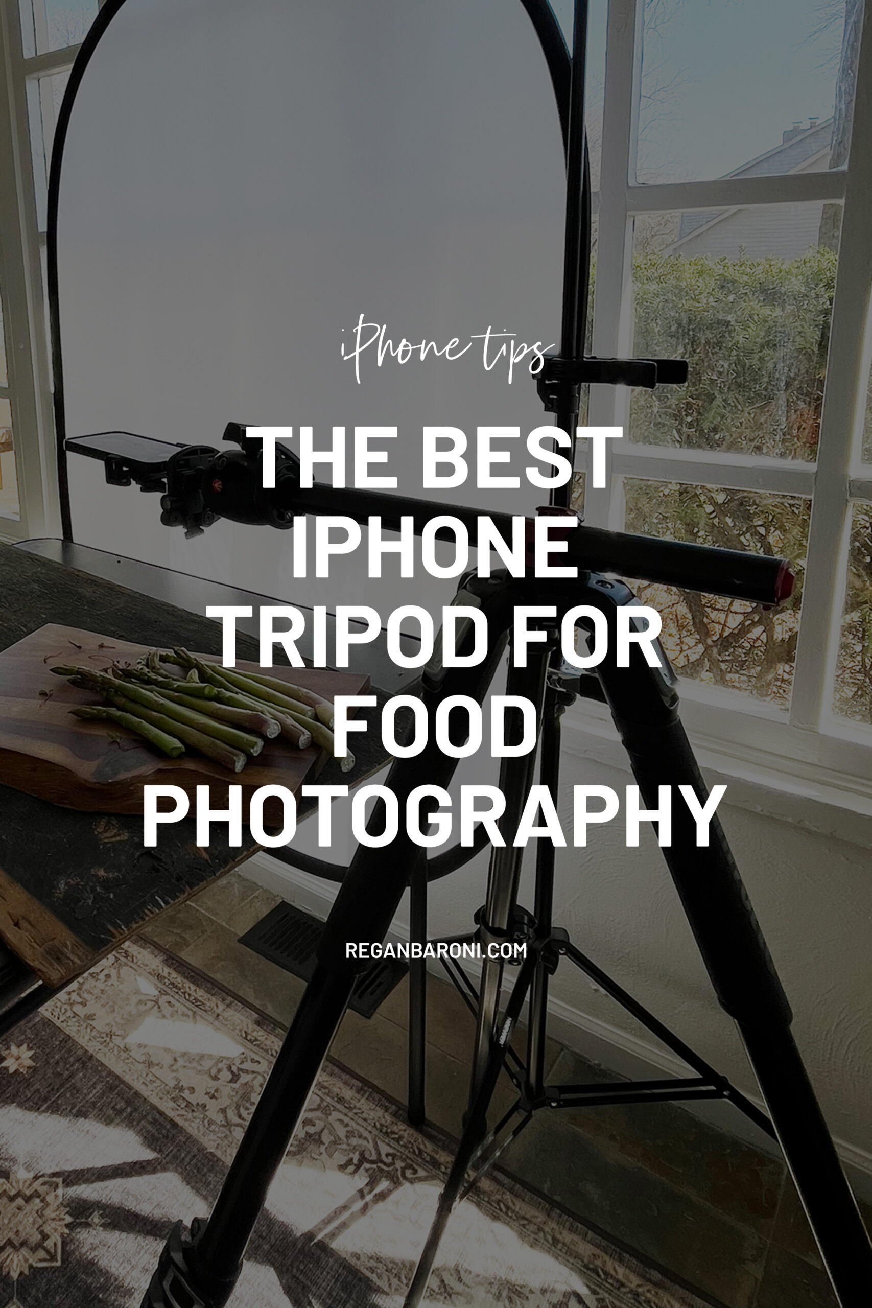 iphone tripod for food photography