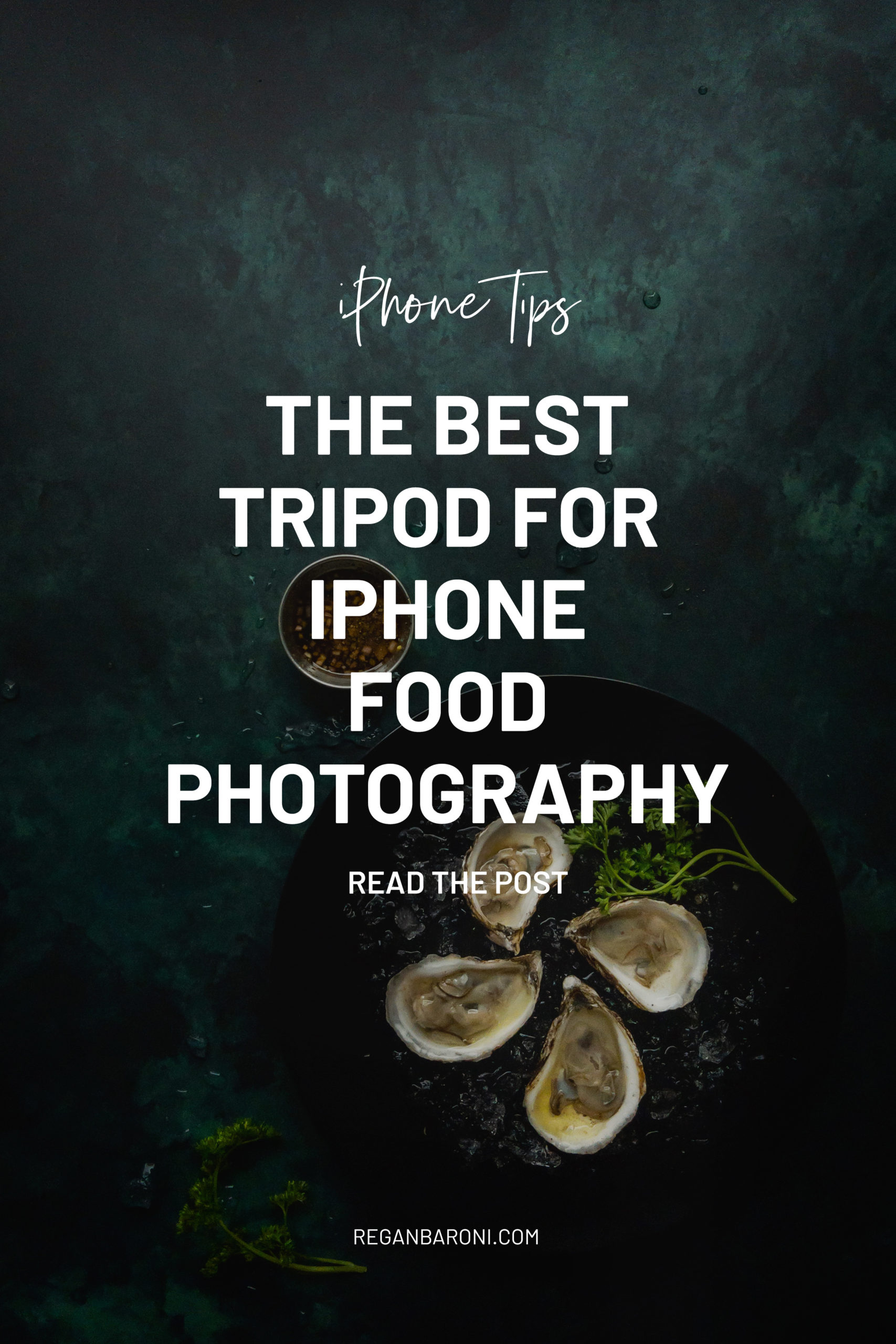 tripod for iPhone food photography