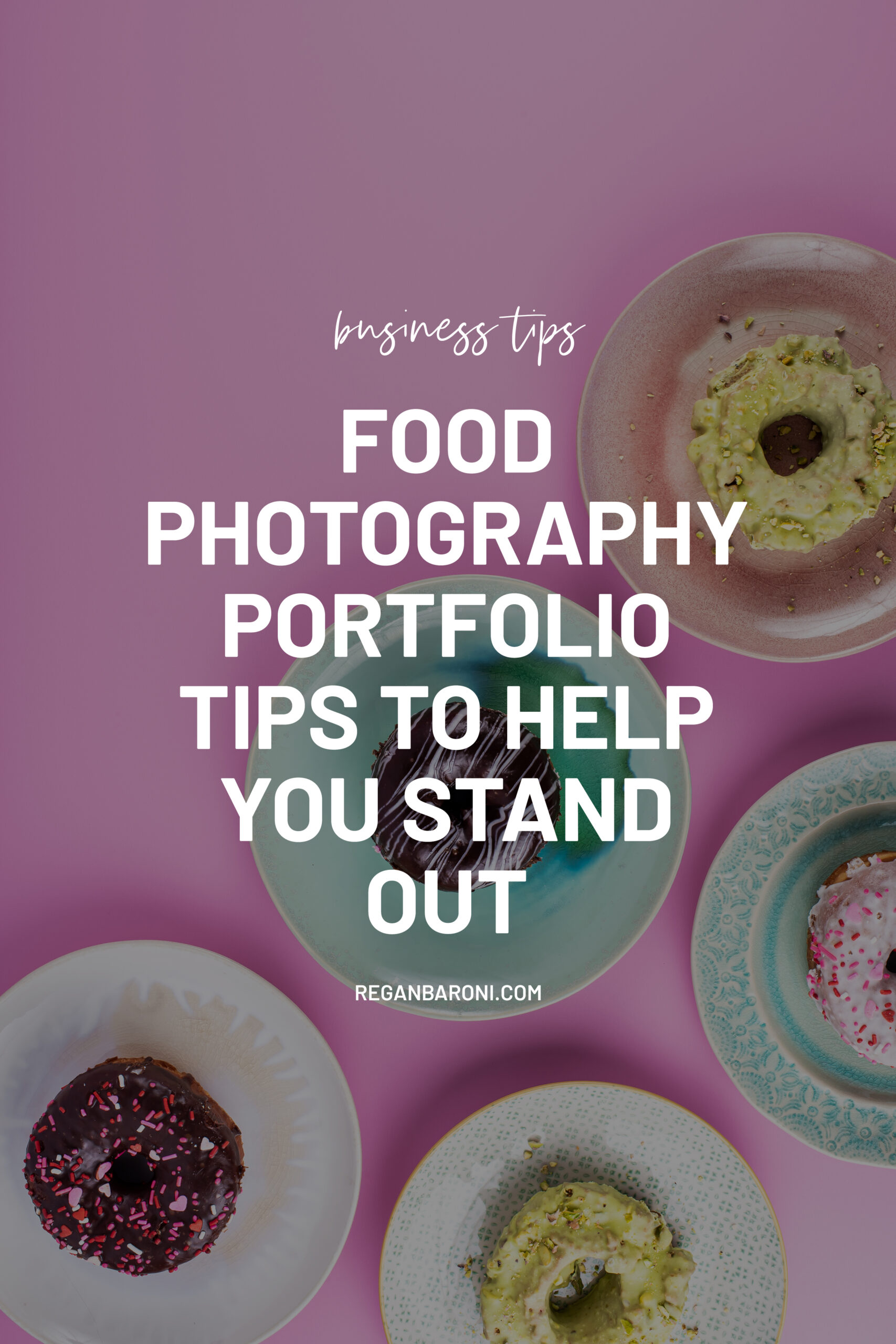 food photography portfolio tips