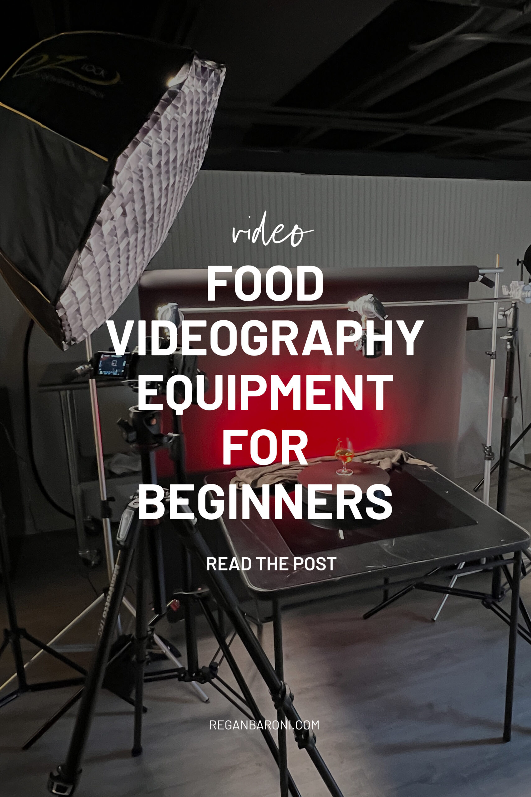 food videography equipment